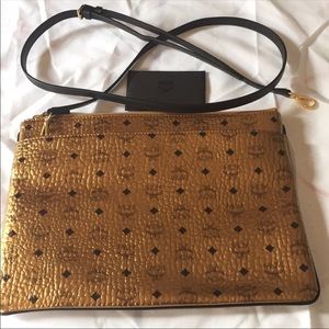 MCM Visetos Original Pouch Crossbody